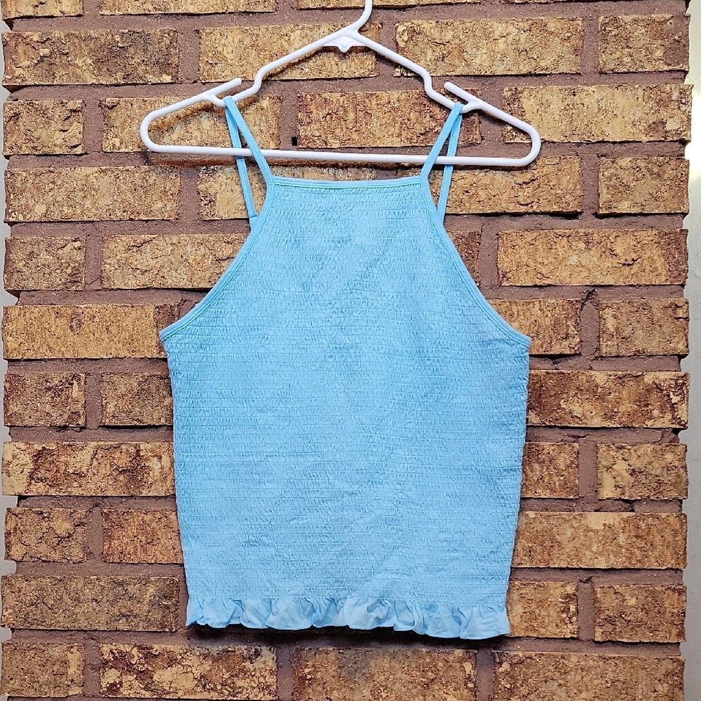 SO Juniors Smocked High Neck Tank Size XL